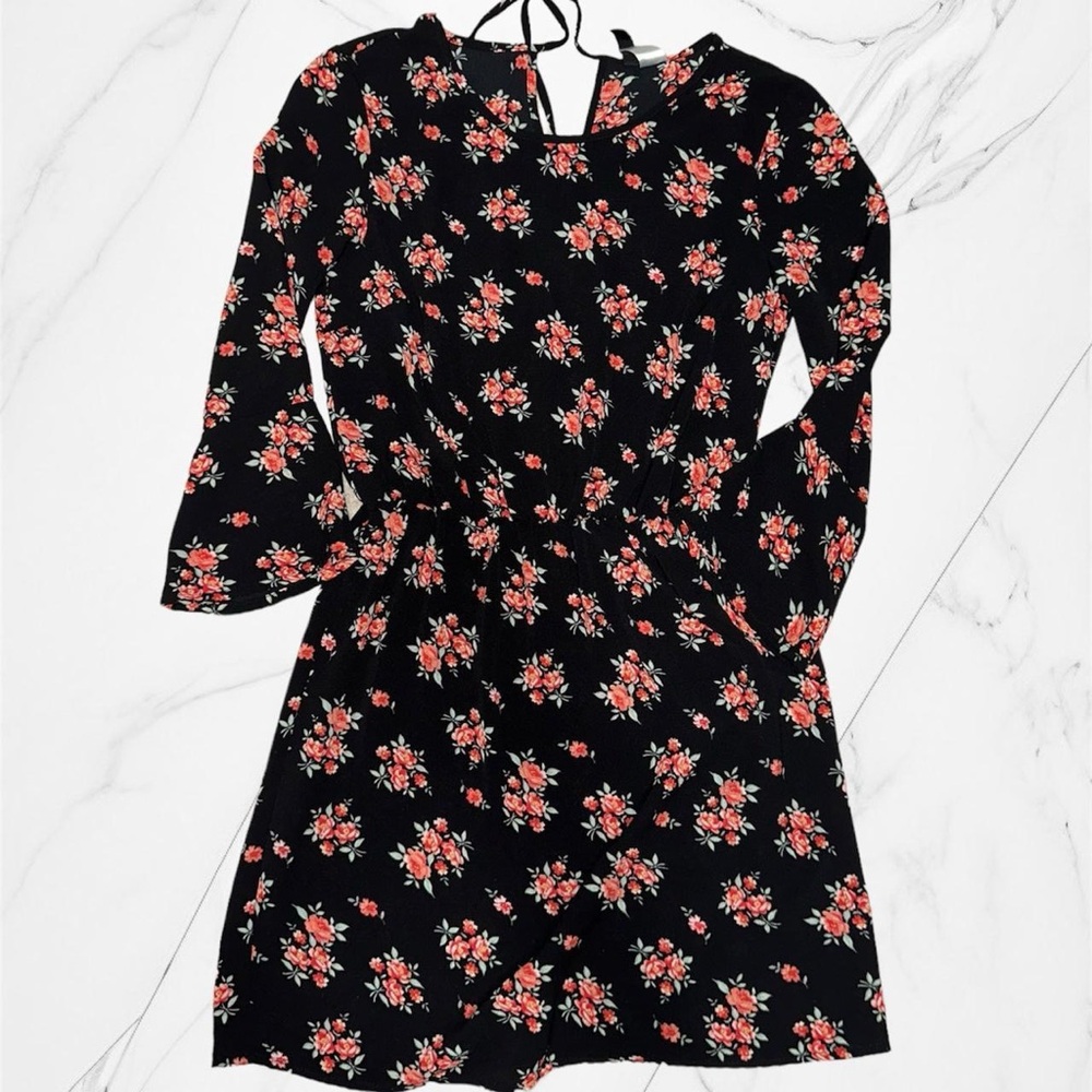 H&M Divided Floral long sleeved dress - Size 2